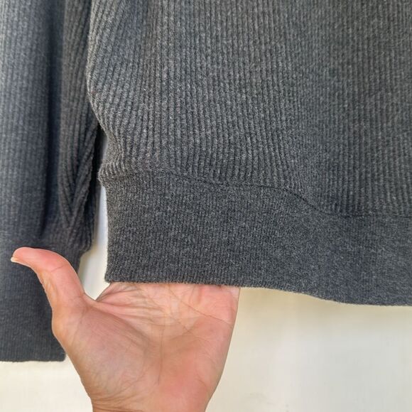 Ribbed With Slight Balloon Slleve Pullover Top By J Crew - Picture 3 of 6